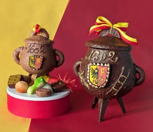 marmite de l'escalade en chocolat chocolaterie Genève