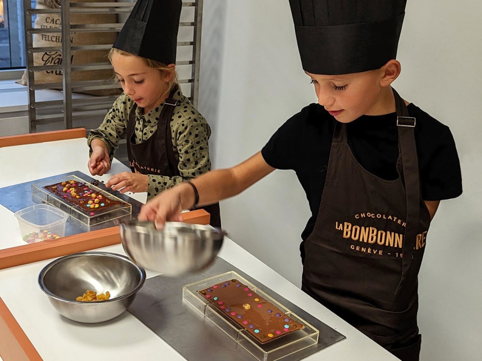 anniversaire atelier chocolat enfant geneve